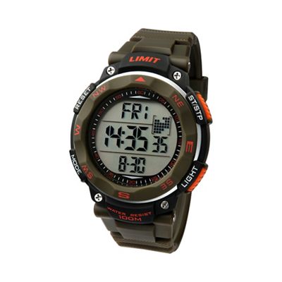 Men's green & orange Pro XR silicone strap watch 5488.02